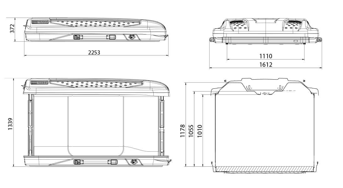 ARB Altitude Electronic Opening Rooftop Tent